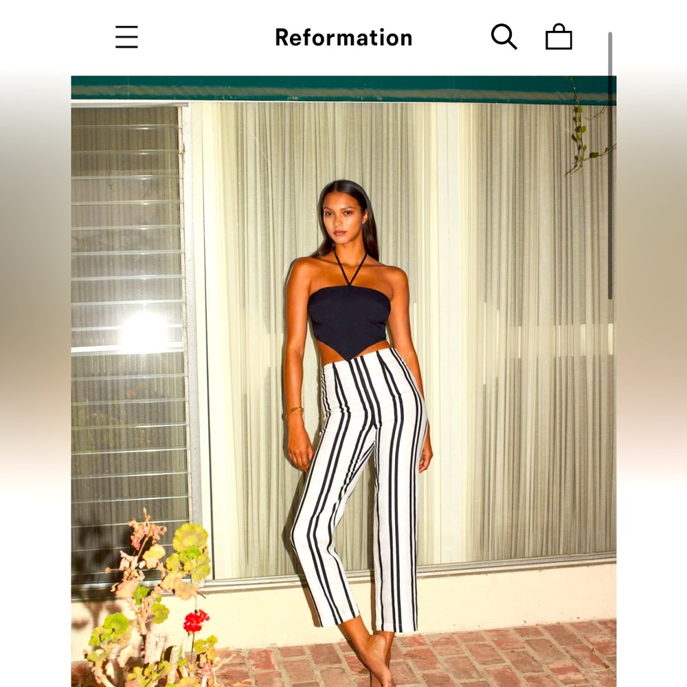 Reformation Poppy Linen Pant